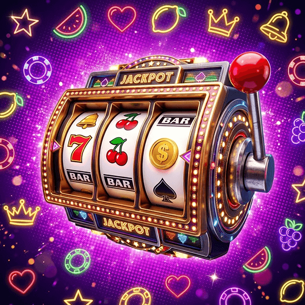 Luxurious golden casino interior